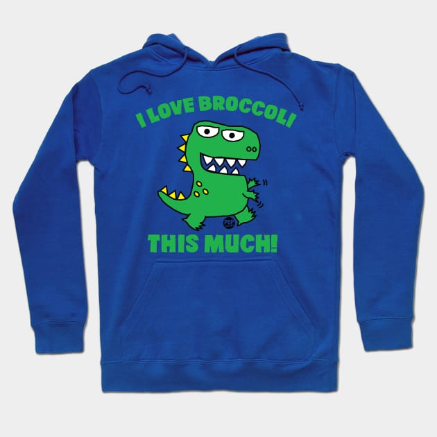 LOVE BROCCOLI Hoodie by toddgoldmanart